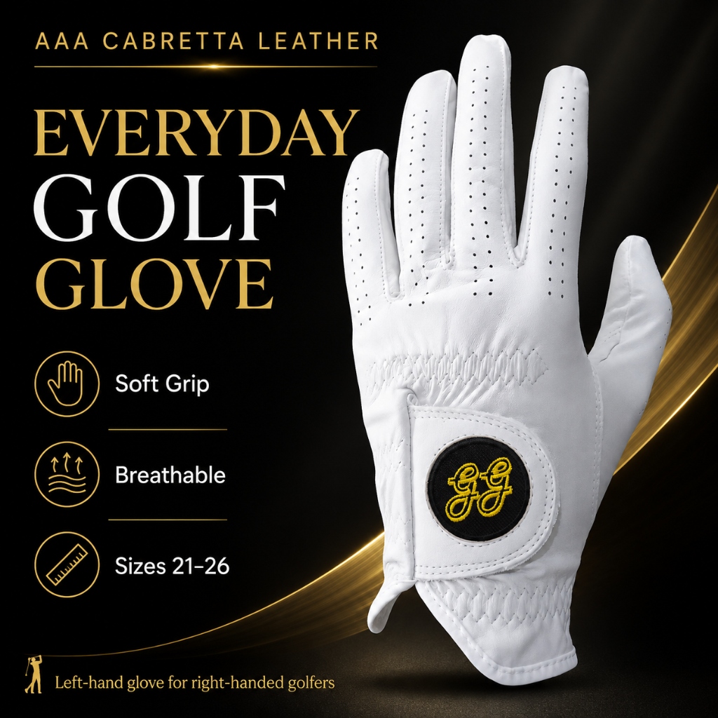 GG Everyday Cabretta Leather Golf Glove β 3-Pack Bundle